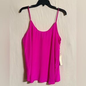 NWT Rory Beca Fuchsia Silk Camisole Size Large